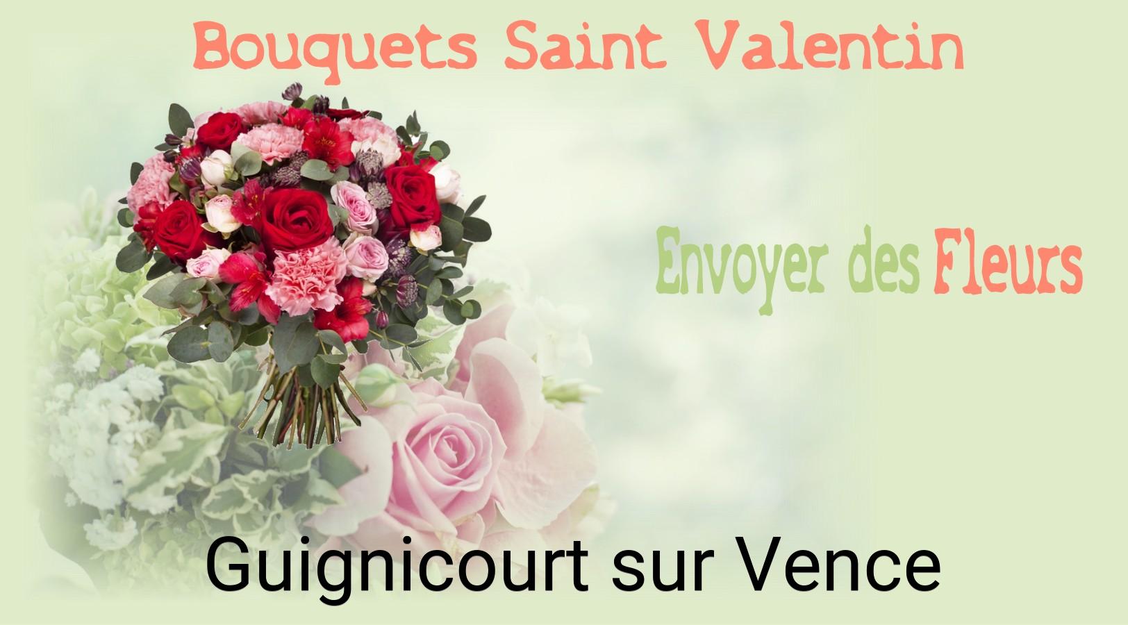 Roses de Saint-Valentin livrées à Guignicourt-sur-Vence